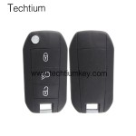 433Mhz ID46 chip 407/HU83 blade 3 button remote key for Citroen